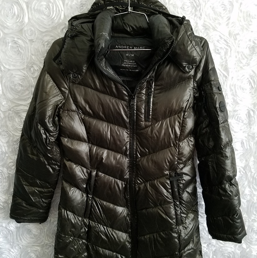 Andrew Marc puffer jacket - Picture 2 of 5